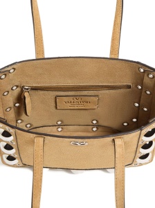 Valentino Garavani Nellcôte Mini Suede Shopping Bag - Img 2