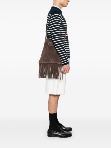 Valentino Garavani Nellcote suede leather shoudler bag - Img 3