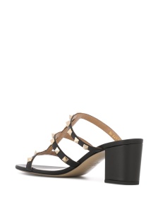 Valentino Garavani Rockstud Calfskin Slider Sandal 60mm - Img 3