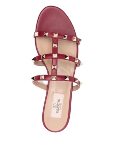 Valentino Garavani Rockstud three-strap sandals - Img 3