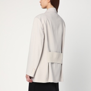 Victoria Beckham Pumice-coloured double-breasted jacket - Img 2