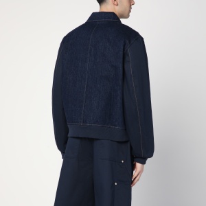 Wales Bonner Echo indigo blue denim jacket - Img 2