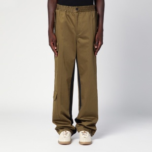 Wales Bonner Green khaki cotton trousers