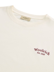 Woolrich Pure Pima Cotton T-Shirt with Logo - Img 2