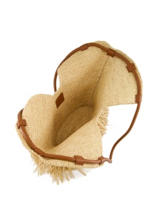 Zimmermann Goldentime medium raffia tote bag - Img 2