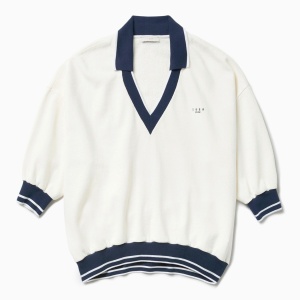 1989 STUDIO JP V-neck sweatshirt white
