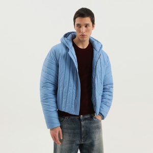 1989 STUDIO Light blue quilted down jacket - Img 2