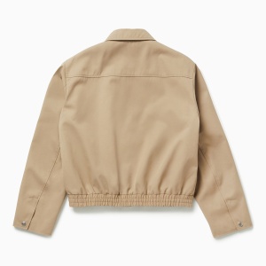 1989 STUDIO Light zip-up jacket beige - Img 2
