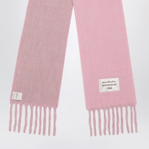 Acne Studios Pink/lilac scarf in wool and alpaca blend - Img 2