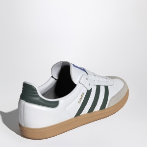 adidas Originals Low Samba OG white/green trainer - Img 2