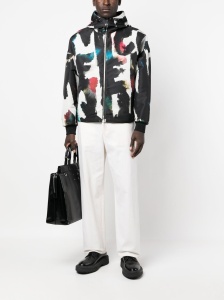 Alexander McQueen Graffiti-print Hooded Windbreaker - Img 2