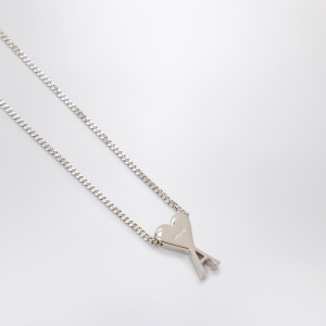 Ami Paris Ami De Coeur palladium necklace - Img 2
