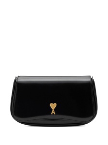 Ami Paris Glazed Leather Small Crossbody Paris Paris Bag