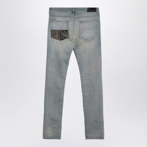 AMIRI Leopard Jeans MX1 antique indigo - Img 2