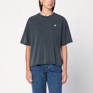 ANINE BING Rudy Empowerment washed black T-shirt