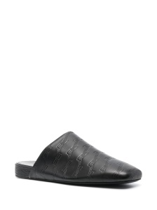 Balenciaga debossed-logo leather mules - Img 2