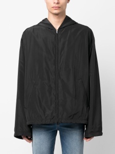 Balenciaga logo-print Hooded Windbreaker - Img 3