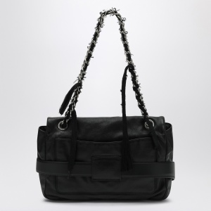 Balenciaga Medium black leather shoulder bag Modu - Img 2