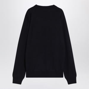 Balmain Blue wool sweater with logo - Img 2