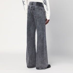 Basketcase Gallery Wide-leg black washed jeans - Img 2