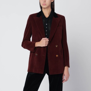 Blazé Milano Blazer Classic Touch in bordeaux velvet