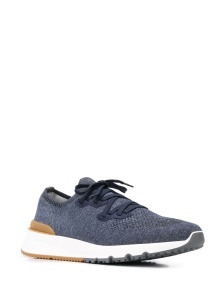 Brunello Cucinelli Cotton chiné knit runners - Img 4