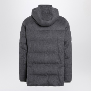 Brunello Cucinelli Grey wool flannel jacket - Img 2