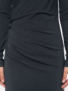 Brunello Cucinelli High-neck gathered midi dress - Img 4