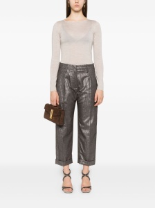 Brunello Cucinelli Long-sleeve round-neck T-shirt - Img 3