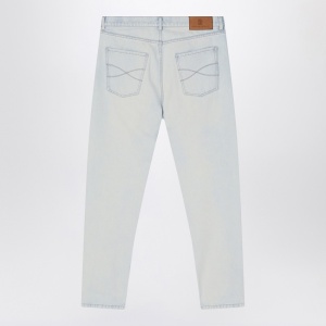 Brunello Cucinelli Regular light blue jeans - Img 2