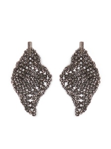Brunello Cucinelli Sculptured silver earrings