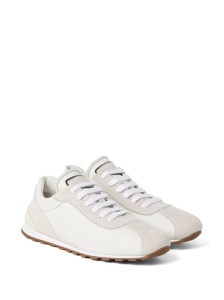 Brunello Cucinelli Suede and calfskin runners with monili - Img 4