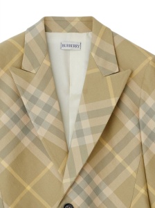 Burberry checked tailored single-breasted blazer - Img 3