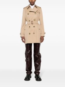 Burberry Short Kensington Heritage cotton trench coat - Img 3