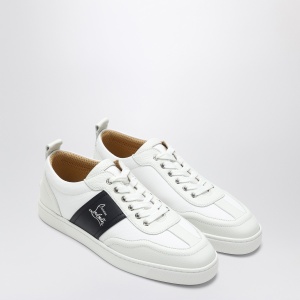 Christian Louboutin Retero white/navy blue sneaker - Img 2
