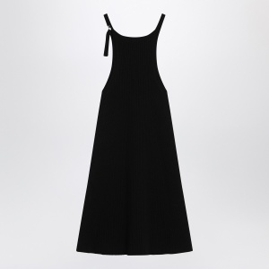 Courreges Courrèges Black ribbed mini dress - Img 2