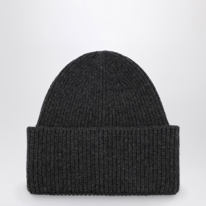 Destin Anthracite wool and cashmere beanie