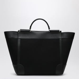 Dolce & Gabbana Dolce&Gabbana Black fabric and leather tote bag - Img 2