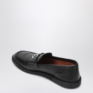 Dolce & Gabbana Dolce&Gabbana Black leather loafers with DG logo - Img 2