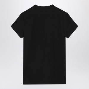 Dolce & Gabbana Dolce&Gabbana Black t-shirt with logo embroidery - Img 2