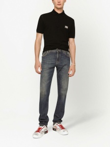 Dolce & Gabbana Logo cotton polo shirt - Img 2