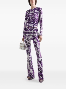 Dolce & Gabbana Maiolica print trousers - Img 2