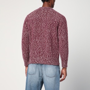 Drumohr Grape-coloured pattern wool sweater - Img 2