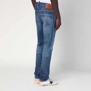 Dsquared2 Medium Perfecto Wash Cool Guy jeans in faded blue - Img 2