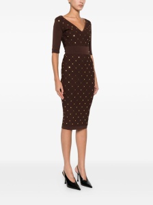 Elisabetta Franchi Dresses Bordeaux - Img 3