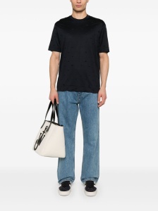Emporio Armani Allover Logo T Shirt - Img 3