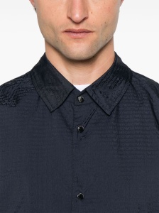 Emporio Armani Blouson with internal nylon bib jacquard all-over lettering - Img 2