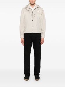 Emporio Armani Blouson with internal nylon bib jacquard all-over lettering - Img 2