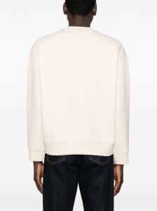 Emporio Armani Double jersey sweatshirt with ASV logo embroidery - Img 3