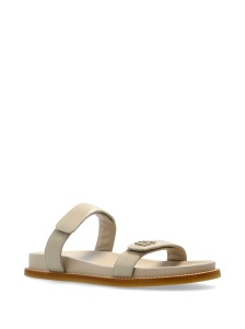 EMPORIO ARMANI EXCLUSIVE Emporio Armani Leather Slide Sandals - Img 4